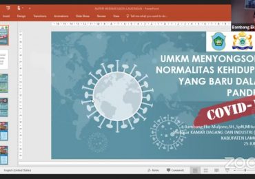 Rektor Unisla Menakar Perspektif UMKM dalam Webinar Kadin Lamongan