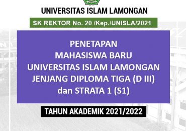 SK Mahasiswa Baru TA 2021-2022