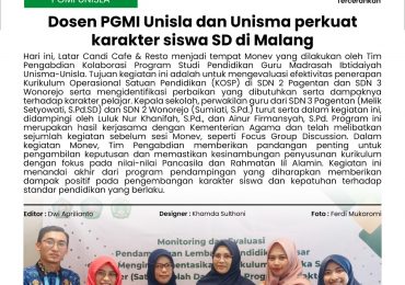 Dosen PGMI Unisla dan Unisma Perkuat Karakter Siswa SD di Malang